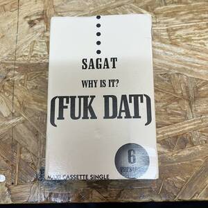 チ HIPHOP,R&B SAGAT -WHY IS IT? (FUK DAT) INST,シングル TAPE 中古品