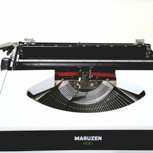 ◆レトロ◆ MARUZEN マルゼン タイプライター 200 昭和レトロ アンティーク ヴィンテージ コレクションの画像5