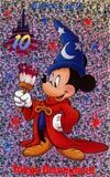 テレカ テレホンカード ミッキーマウス 10周年メタリック DM001-0010