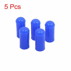  silicon cap 6mm blue 5 piece set other size stock equipped silicon mekla cover cover intake vacuum air cap heat-resisting blue 