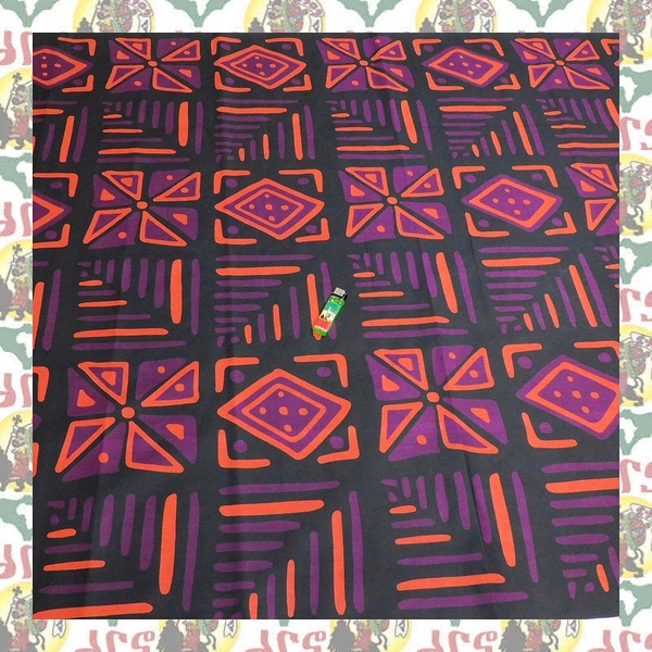 【SALE/90cm x 110cm/1ヤード】アフリカンプリント生地 barg-m87 アフリカ布 アフリカ生地 ゴールドプリント アンカラ キテンゲ パーニュ