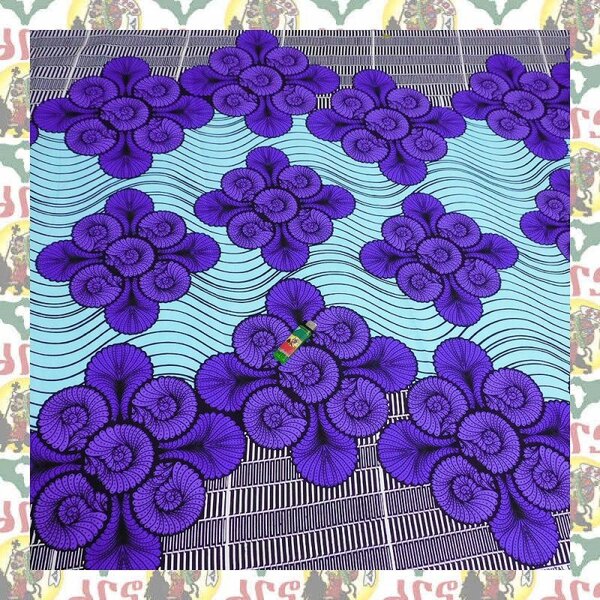 【SALE/270cm x 110cm/3ヤード】アフリカンプリント生地 barg-i92 アフリカ布 アフリカ生地 ゴールドプリント アンカラ キテンゲ パーニュ