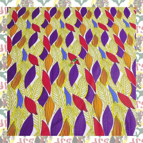 【SALE/180cm x 110cm/2ヤード】アフリカンプリント生地 barg-L34 アフリカ布 アフリカ生地 ゴールドプリント アンカラ キテンゲ パーニュ