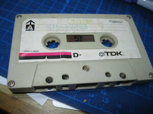 今夜は裸の私をチョメチョメ　 カセットテープ　TDK　D-C60　Type1　ノーマル　60分 1本 No.4