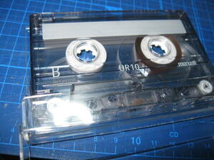  used . used cassette tape Hitachi Maxell UR]10 Type1 normal 10 minute 6ps.@No.94 nail equipped label . chronicle exist thing .