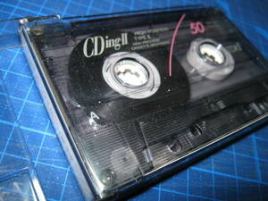 使用済み 中古　 カセットテープ　TDK CDing2 　Type2　ハイポジ　60分 1本　爪あり　No.233