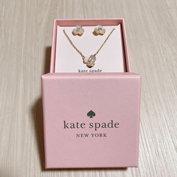 kate spade ネックレス ピアス セット