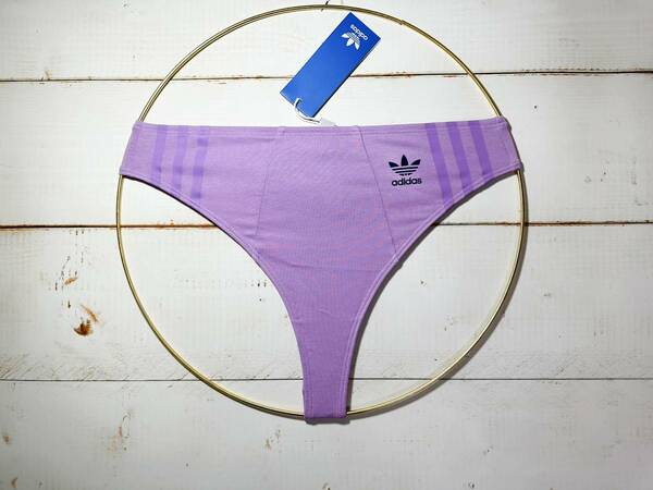 【即決】adidas アディダス レーシングショーツ(インナー用) 女性用 Tバック 下着 ブルマ HIGH WAIST bliss lilac 海外S