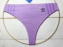 【即決】adidas アディダス レーシングショーツ(インナー用) 女性用 Tバック 下着 ブルマ HIGH WAIST bliss lilac 海外S_画像2