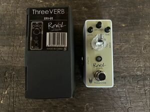 [GE]Revol effects レヴォル・エフェクツ ThreeVERB ERV-01 コンパクトかつ非常に扱いやすいディレイエフェクトペダル!