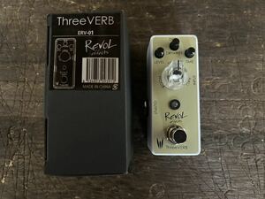 [GE]Revol effectsrevoru*efektsuThreeVERB ERV-01 compact and very easy to drive Delay effect pedal!