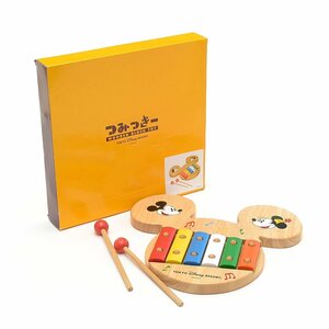 ○375139 TDR ディズニー WOODEN BLOCK TOY つみっきー 木琴 シロフォン