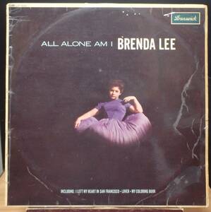 【FS183】BRENDA LEE「All Alone Am I」, 63 UK mono Original/英国製ペラジャケ　★ボーカル/バラード