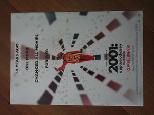 [2001 year cosmos. . made 50 anniversary commemoration IMAX on .] leaflet Stanley * Kubrick direction movie appreciation ticket 