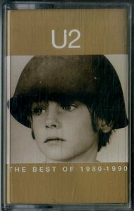 F00022518/カセット/U2 (ボノ)「The Best Of 1980-1990 (1998年・524-613-4・アリーナロック・オルタナ・ポストパンク・ニューウェイヴ)