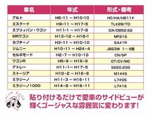 メール便 スズキ HE21S ラパン H14.1～H20.11 サイドマーカーリム カバー メッキ 両面テープ取付_画像3