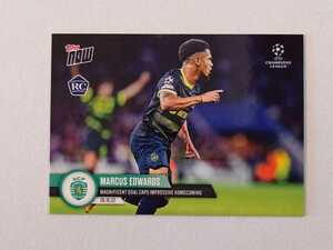 topps now card MARCUS EDWARDS Sporting CP #051 UEFA CHAMPIONS LEAGUE 2022-23 マーカス・エドワーズ カード RC ルーキーカード 