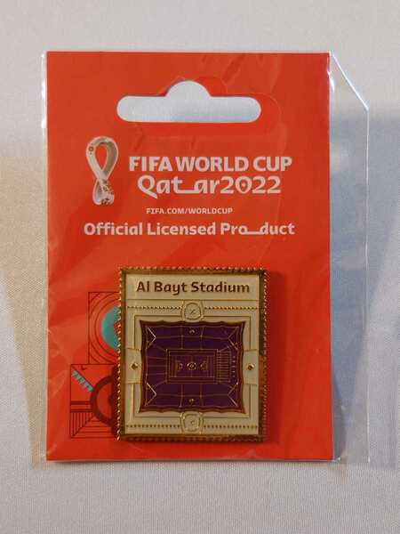 FIFA ワールドカップ 2022 カタール アル・バイト・スタジアム ピンバッジ ピンバッチ ピンズ グッズ サッカー フランス モロッコ 準決勝