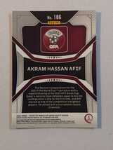 AKRAM HASSAN AFIF #186 PANINI PRIZM FIFA WORLD CUP QATAR 2022 カード アクラム・アフィーフ ワールドカップ カタール RC_画像2