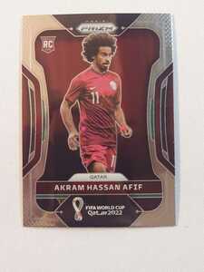 AKRAM HASSAN AFIF #186 PANINI PRIZM FIFA WORLD CUP QATAR 2022 カード アクラム・アフィーフ ワールドカップ カタール RC