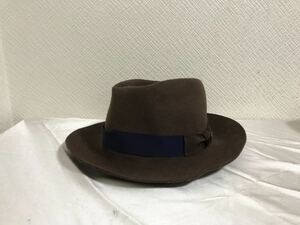  genuine article kaolinomolikaorinomori wool hat hat men's lady's suit American Casual Surf tea Brown made in Japan M over ride override