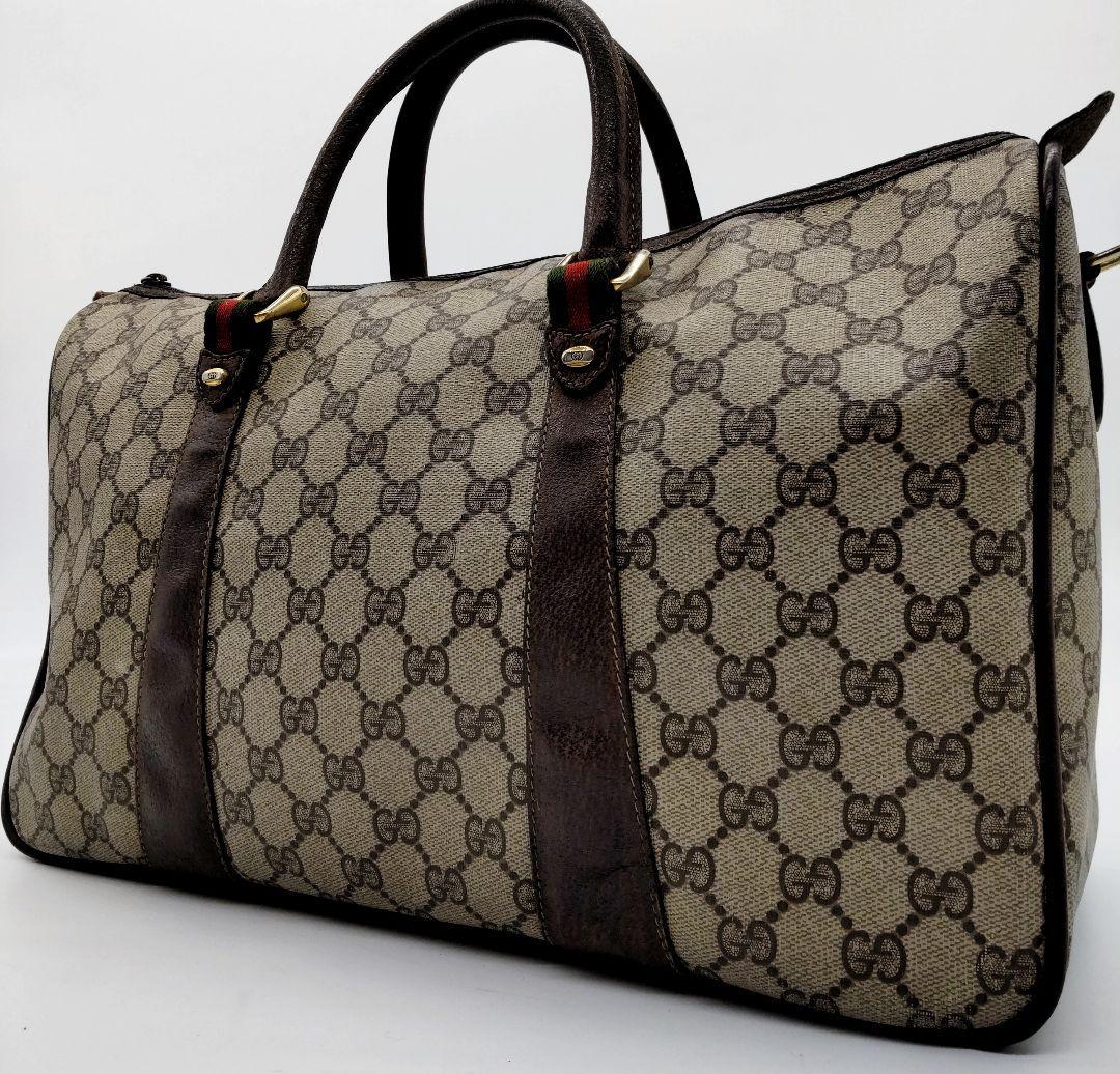 専門店の公式通販サイト】 Gucci ボストンバック 収納ポーチ付