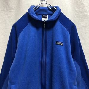 コロンビア製　パタゴニア　キッズ　フリースジャケット　シンチラ　S9 古着　パープル　Patagonia 80s 90s ヴィンテージ