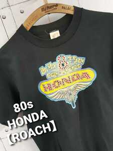 SALE！売り切り！80s ROACH HONDA Tシャツ　HOTROD 50/50 ヴィンテージ　ホットロッド　USA製　エドロス