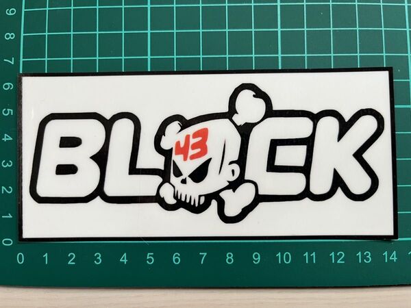 ケンブロック・ステッカーBig ラミネートUV加工済耐光性OK!