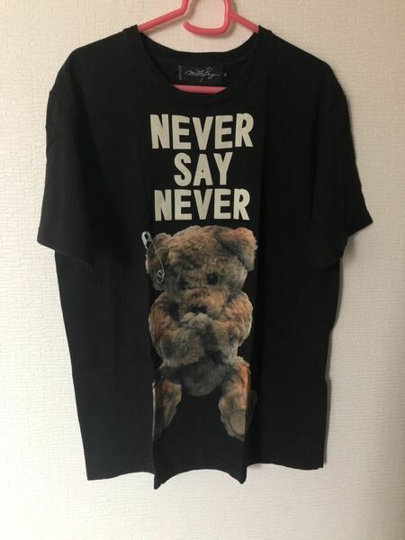 milkboy never say never クマ 熊 テディベア Tシャツ