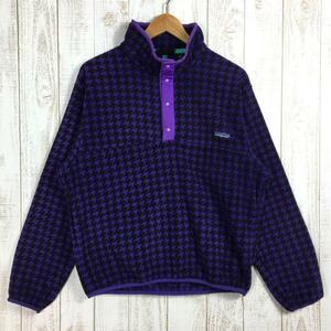 MENs M パタゴニア 1992 プリンテッド ライトウェイト シンチラ スナップT スペシャル Printed Light Weight Syn