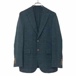 【未使用品 CROWDED CLOSET by MEN'S BIGI クラウデッドクローゼット メンズビギ テーラードジャケット】ネイビー系 サイズ02