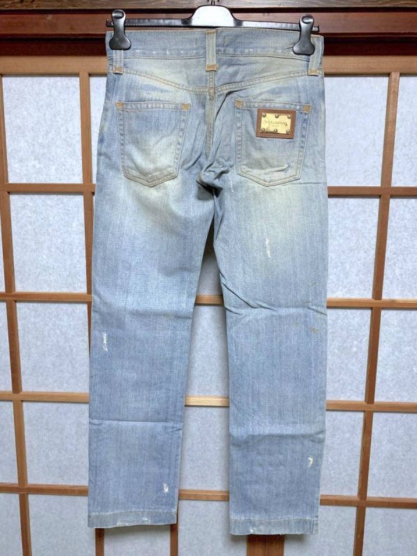 DOLCE&GABBANA プレート付き スラントポケットデニム 14GOLD ...
