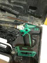 makita マキタ インパクトドライバー M695D 14.4V 中古品 バッテリー 充電器付き_画像2