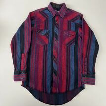 80s 90s Wrangler ラングラー 長袖シャツ ウエスタンシャツ XL 16×33_画像1