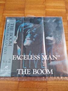 THE BOOM /FACELESS MAN;LIVE Vol.2/LD/SRLM-389新品未開封送料込み