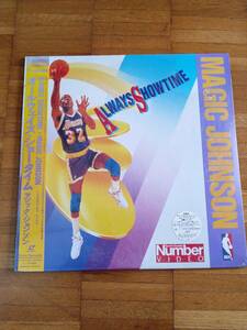 [NBA]NumberVIDEO/ all way z* show time Magic * Johnson /LD/SRLM-838 new goods unopened postage included 