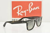 ★新品・正規輸入品！Ray.Ban レイバン RB2140F 136071 WAYFARER ウェイファーラー ストライプグレイ バイオアセテート★ _画像3