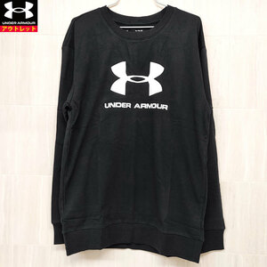  Under Armor новый товар мужской тренировочный 1347632 001 M черный незначительный футболка тренировочные брюки длинный рукав Basic Logo Roo z бесплатная доставка 