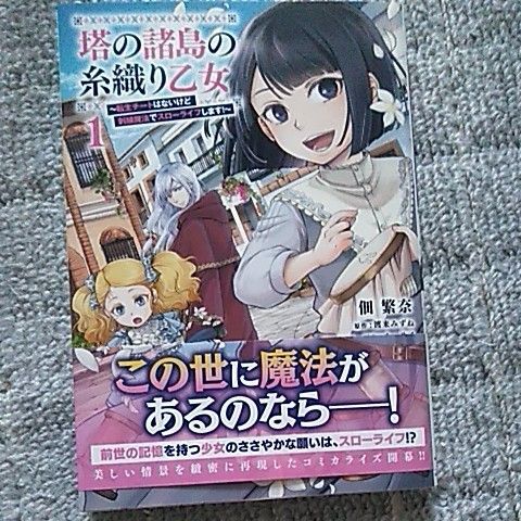 塔の諸島の糸織り乙女 転生チートはないけど刺繍魔法でスローライフします! 1 佃繁奈/渡来みずね