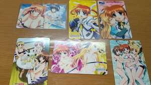  telephone card Magical Girl Lyrical Nanoha telephone card Toshocard set 