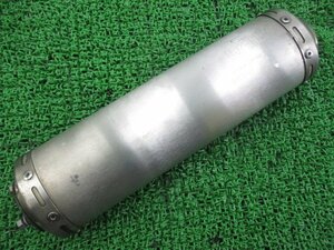 RS125 silencer muffler ZD41018 Aprilia original used bike parts chamber 06-10koke scratch less that way possible to use restoration material .