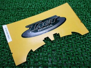 タクト フロントカバーデカール 在庫有 即納 ホンダ 純正 新品 バイク 部品 在庫有り 即納可 TYPE1 車検 Genuine