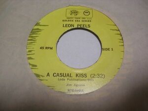 ●60's R&B Doo Wop 45●LEON PEELS/ A CASUAL KISS