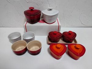 LE CREUSET ルクルーゼ ハートラムカン ダムール ココット セット ル・クルーゼ ラムカンダムール