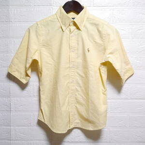 A560 * RALPH LAUREN | Ralph Lauren short sleeves shirt yellow used size 9