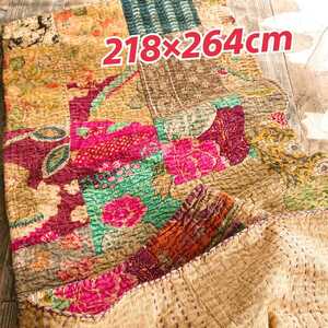 30 new goods rare! Stone woshu processing! antique Vintage can ta Rally quilt patchwork multi cover sofa cover large size 