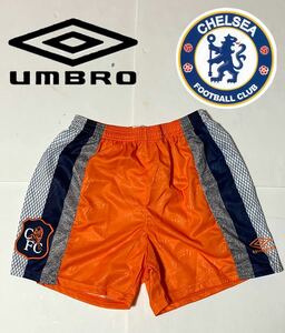 新品 デッドストック★チェルシー Chelsea ユニフォーム ショートパンツ shorts UMBRO アンブロ プレミアリーグ 90s イングランド製 1994年