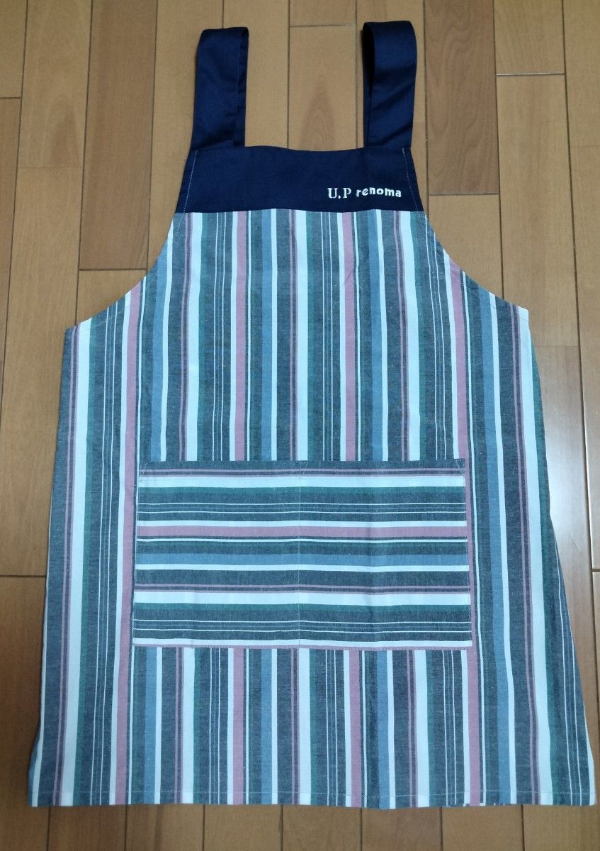 新品未使用】renoma エプロン 北欧 スモック タグ付き 花柄 サロンジェ