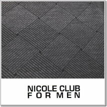 ニコルクラブフォーメン NICOLE CLUB FOR MEN バスケットジャカードプルオーバー 3164-9801-39(Charcoal)-50(XL) VネックロンT カットソー_画像3